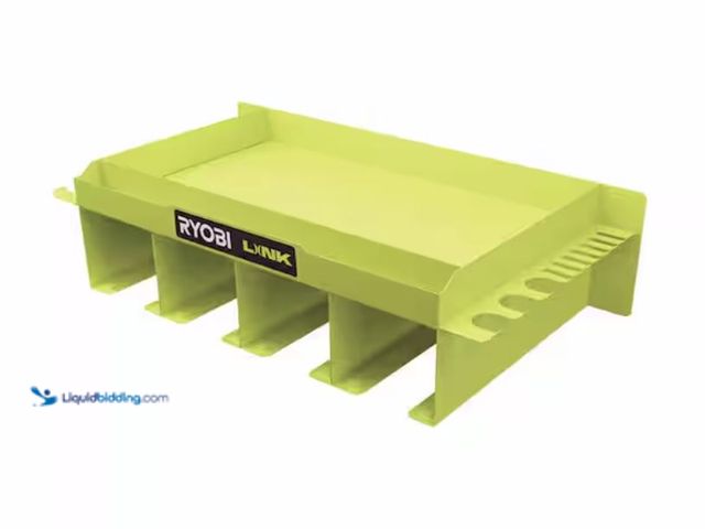Lot 49-2000947 - RYOBI LINK Tool Organizer Shelf, Model # STM401, Unused, Has attachments.   Ref#SB0601