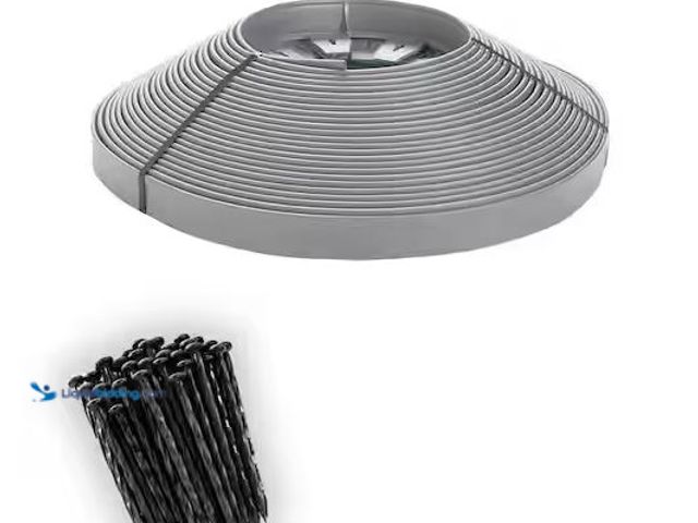 Lot 49-5478382 - ProFlex
90 ft. L x 2.4 W x 1.7 in. H Gray Heavy Duty Plastic No-Dig Landscape Edging Kit Internet #...