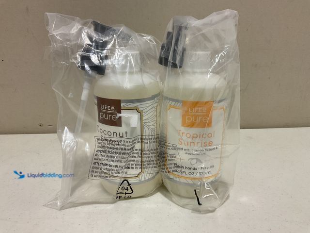 Lot 49-2009278 - Other WOW AN AMAZING LOT OF 2 BRAND NEW WITH PUMP LIFE IS PURE HANDSOAPS INCLUDING COCONUT SHEA AND ...
