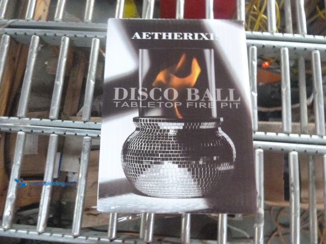 Lot 49-3466032 - AETHERIXIS Disco Ball Tabletop Fire Pit for Indoor and Outdoor Table Decor Bowl with Glass - Balcony...