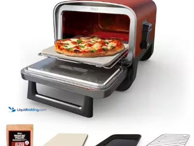 Lot 49-1522365 - NINJA
Woodfire Pizza Oven, 8-in-1 Oven for Outdoor Kitchen, 5 Pizza Settings, 700°F,BBQ Smoker with...