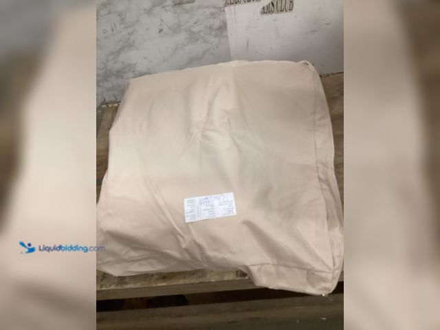 Lot 49-5448211 - QTY 2 - 24" x 24" x 4" Beige Patio Chair Cushions. Unused