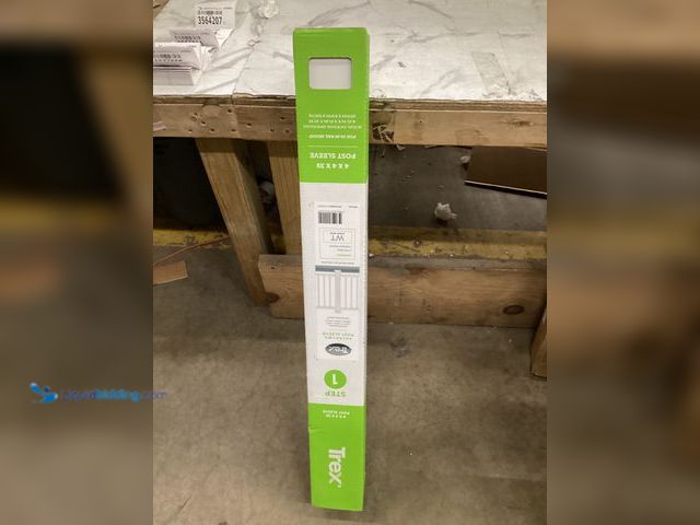 Lot 49-3564207 - 4 In. X 4 In. X 39 In. White Composite Post Sleeve For Decks And Fencing Unused