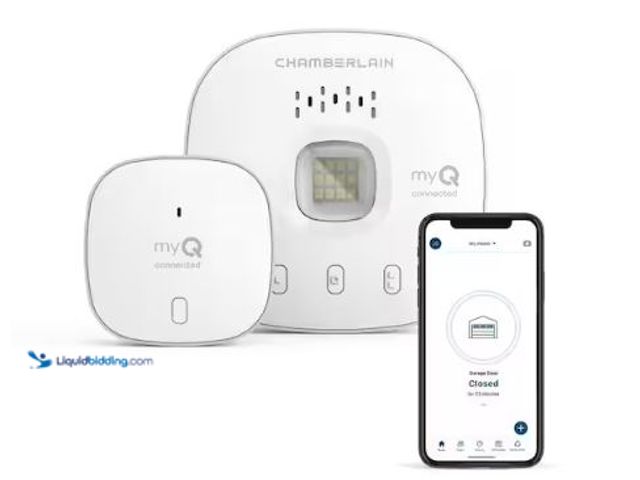 Lot 49-1630773 - Chamberlain myQ Smart Garage Control with WiFi Hub Model # myQ-G0401, New, Factory Sealed  Ref#CRS07...