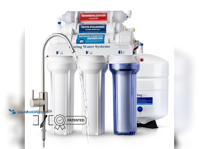 Lot 49-3521005 - iSpring RCC7AK, NSF Certified, 75 GPD, Alkaline 6-Stage Reverse Osmosis System, pH+ Remineralization...