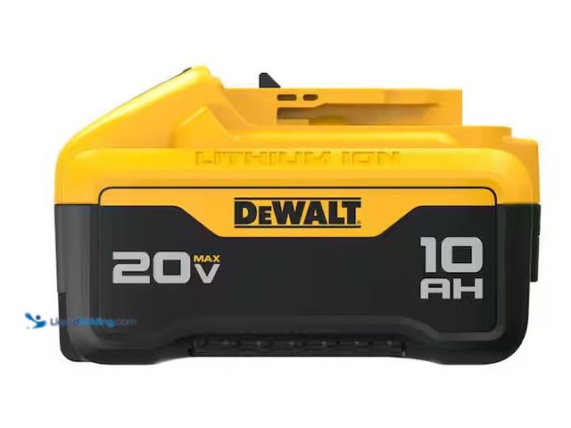 Lot 49-1572111 - DEWALT 20V MAX Lithium-Ion 10.0Ah Battery Model # DCB210, Unused, Works.  Ref#SB0120
