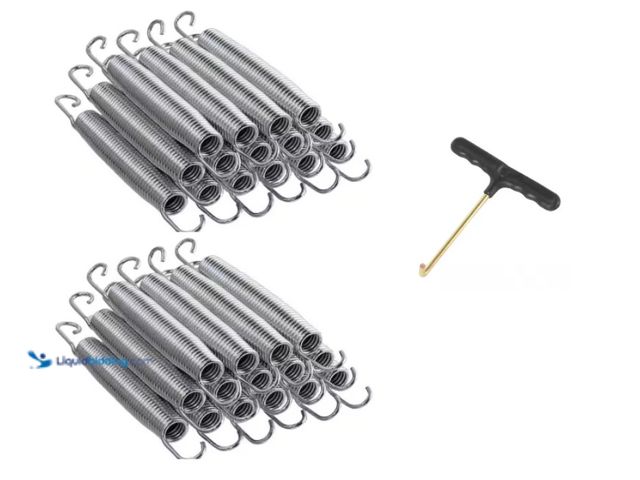 Lot 49-3614418 - Trampoline Springs & Pull Tool Set: (1) Trampoline Spring Pull Tool (T-Hook), Model # UBHWD-TH, and ...