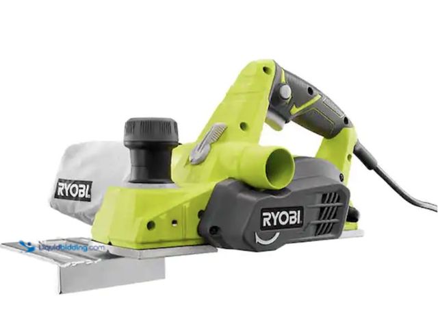 Lot 49-2005577 - RYOBI 6 Amp Corded 3-1/4 in. Hand Planer with Dust Bag, Model # HPL52K, Slightly used, Has attachmen...
