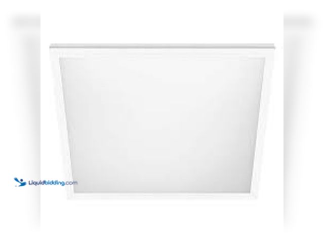 Lot 49-5485913 - Commercial Electric 1-Pack 2 ft. x 2 ft. 4250 Lumens Non-Dimmable Integrated LED Flat Panel Ceiling ...