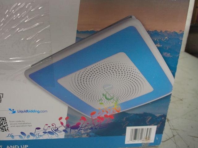 Lot 49-1629185 - Broan-NuTone Sensonic Series 110 CFM Ceiling Bathroom Exhaust Fan with Speaker and Bluetooth Wireles...