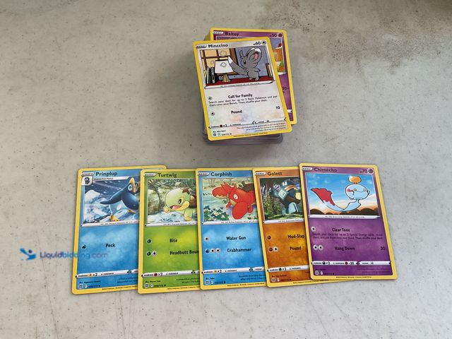 LiquidBidding - Lot 49-3503103 - AWESOME STACK OF 80+ POKEMON CARDS ...