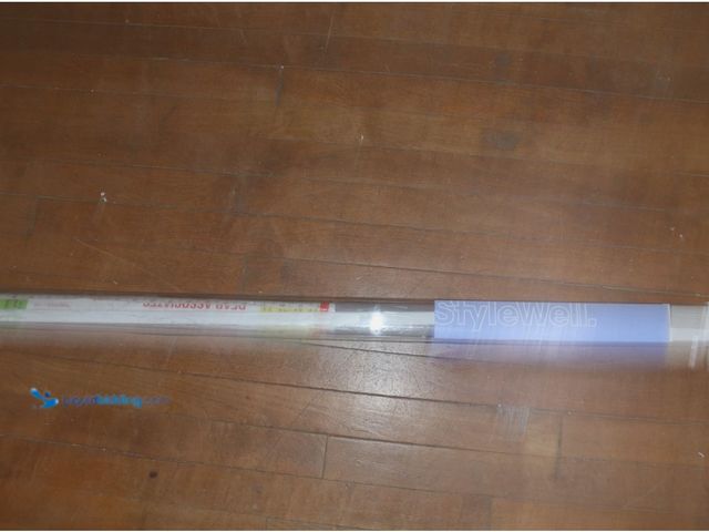Lot 49-1622881 - Lot of (2) StyleWell Cut to Size Gray Cordless Blackout Fabric Roller Shade 37.25 in. W x, Model # R...