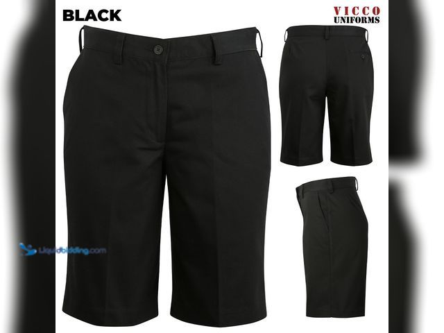 Lot 49-5407761 - QTY 2 - Size 14- Edwards 8435 - Women's Utility Short - Chino Flat Front. Model;  EDW-8435. Unused