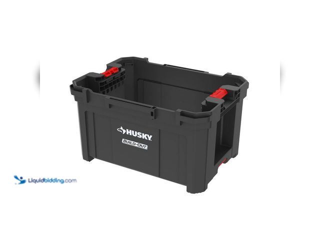 Lot 49-5435450 - Husky
Build-Out 22 in. Modular Tool Storage Large Tool Crate Imised (2pack) Unused