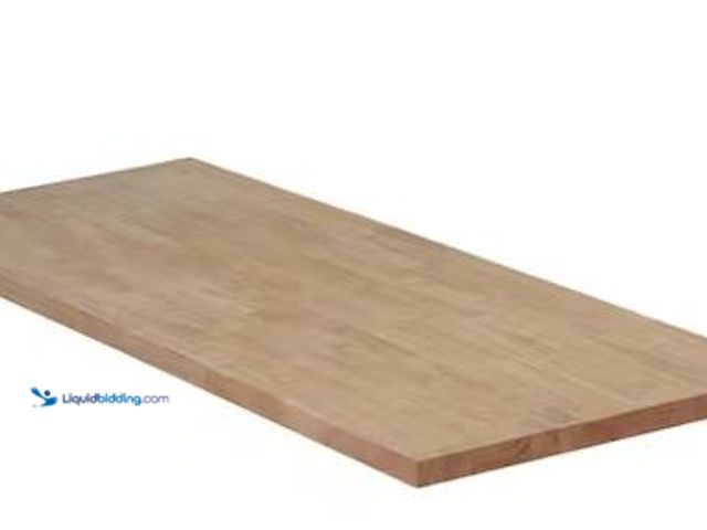 Lot 49-5460652 - Hampton Bay
6 ft. L x 25 in. D Unfinished Hevea Solid Wood Butcher Block Countertop with Standard E...