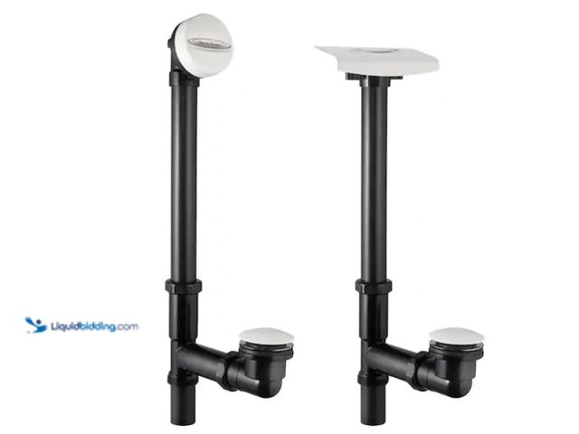 Lot 49-1575522 - American Standard Deep Soak Whirlpool 9.2 W x 19 D White Decorative Drain Cover, Model # 1599.500.02...