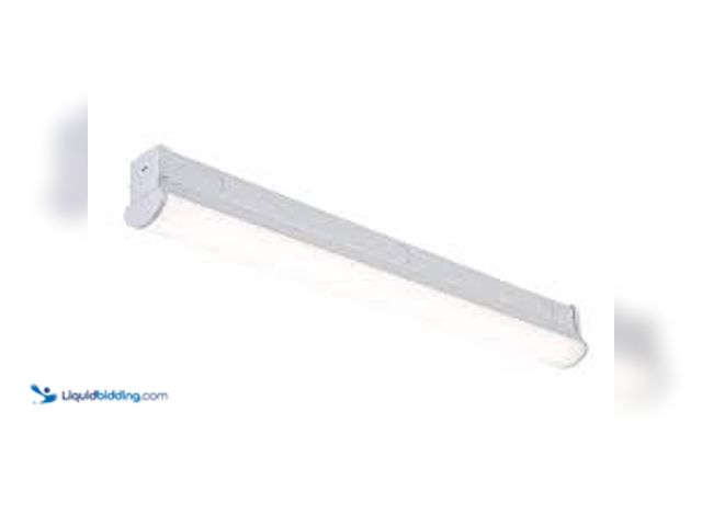 Lot 49-3528826 - Commercial Electric 4 ft. Garage LED Linkable Strip Light Fixture Plug-in Hardwire 1800 Lumens 20-Wa...