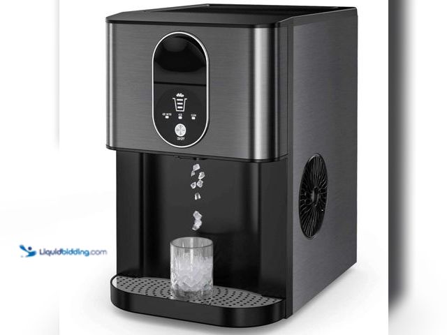 Lot 49-5489143 - Portable Ice Maker, Model Z5820DN-Silver-EL, box 18″ x 12.5″ x 19″ . Model #Z5820DN-Silver-EL. Unuse...