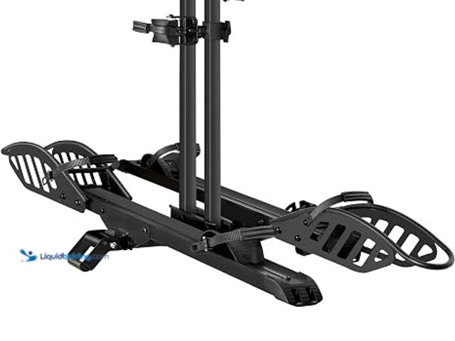 Lot 49-1630638 - Young Electric 2 E-Bike Rack Hitch Mount Bike Rack for Car with Ramp | 200lb Capacity, Smart Tilting...