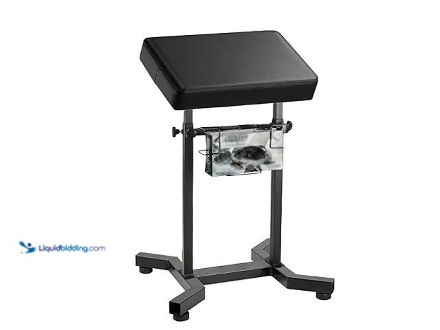 Lot 49-3482751 - Tattoo Armrest Stand Heavy Duty Tattoo Arm Leg Rest Stand Height Adjustable and Tilt With Glove Rack...