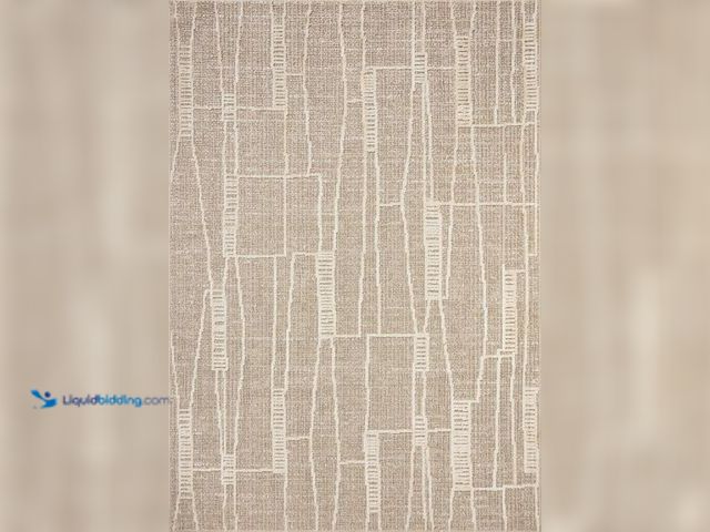 Lot 49-3536035 - Loloi Amber Lewis Bexley Collection BEX-05 Mushroom/Natural 7'-10" x 10' Area Rug Neutral, Textured,...