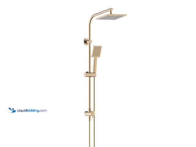 Lot 49-5438857 - Glacier Bay
Modern Wall Bar Shower Kit 1-Spray 8 in. Square Rain Shower Head with Hand Shower in Ma...