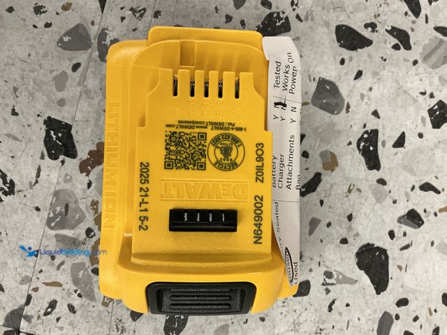 Lot 49-3564675 - Dewalt DCB203 20V 2 AH Battery, Unused.