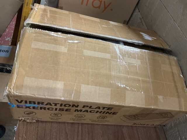 Lot 49-5445884 - ALSO GO Vibration Plate Exercise Machine, 3 Workout Modes & 120-Level Vibration Platform for Weight ...