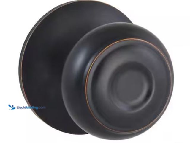 Lot 49-1569226 - Lot of (2) Defiant Hartford Aged Bronze Hall/Closet Door Knob, Model # 32TGX730B, New.  Ref#SBS0114