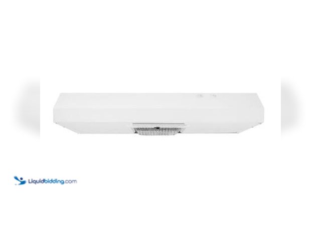 Lot 49-3565878 - Vissani Arno 30 in. 240 CFM Convertible Under Cabinet Range Hood in White with Lighting and Charcoal...