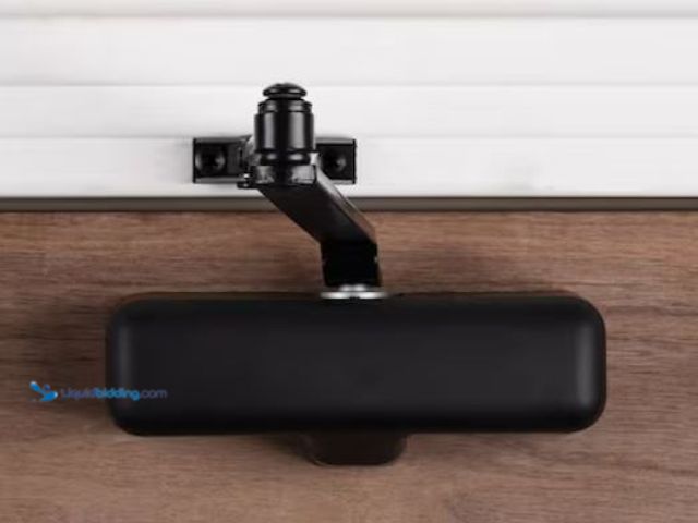 Lot 49-2006358 - Universal Hardware Heavy-Duty Matte Black Residential Door Closer, Model # UH4008, Unused, Factory p...
