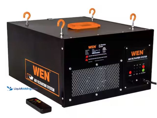 Lot 49-2001252 - WEN 3-Speed Remote-Controlled Air Filtration System (300/350/400 CFM), Model # 3410, Unused, Powers ...