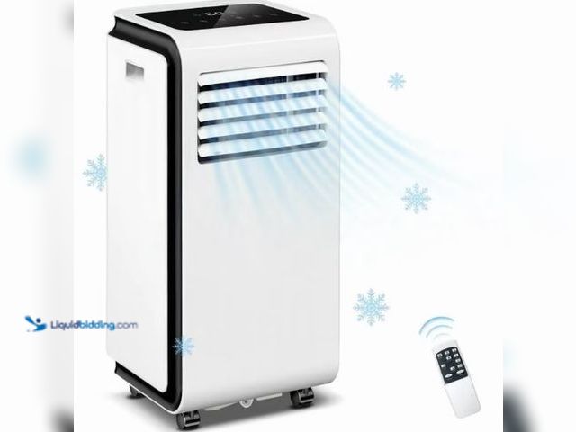 Lot 49-5552681 - Moifoi 5,000 BTU (8,000 BTU ASHARE) 3-in-1 Portable Air Conditioner with Remote, Covers up to 150 Sq...