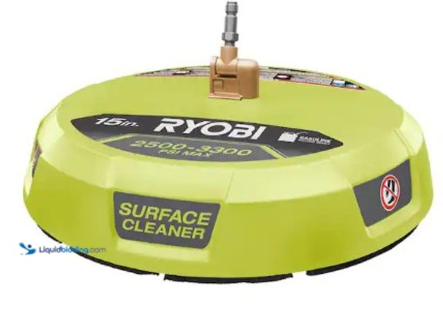 Lot 49-2022275 - RYOBI 15 in. 3300 PSI Surface Cleaner for Gas Pressure Washer, Model # RY31SC01, Slightly used, Scuf...