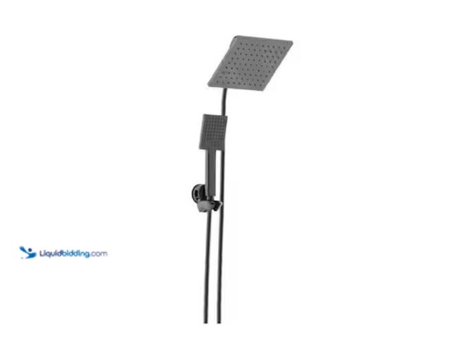 Lot 49-2006494 - Glacier Bay Modern 1-Spray 7.9 in. Dual Tub Wall Mount Fixed and Handheld Shower Heads 1.8 GPM in Ma...