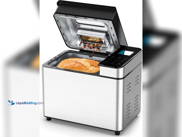 Lot 49-5546155 - 25-IN-1 Automatic Bread Machine | 2lb Size with Visible Lid, Auto Nut Dispenser, One-Touch Display, ...