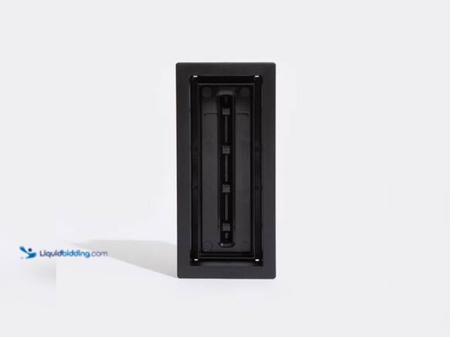 Lot 49-5546636 - qty 2 - FITTES Framed Floor Vent (Lite) 4 in. x 10 in. Black Model # LITE4X10BLK New