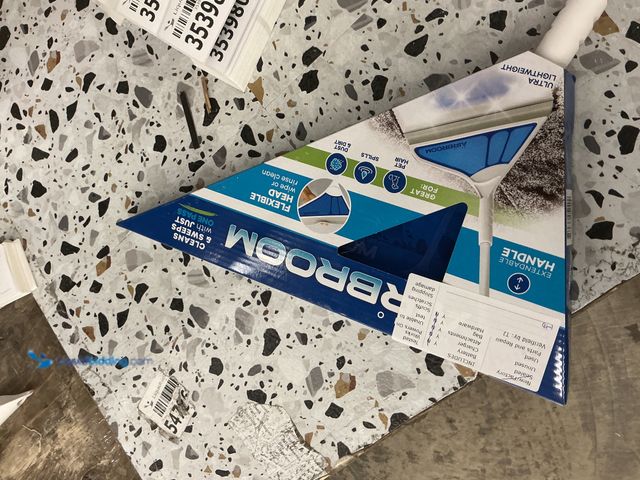 Lot 49-3539805 - Helio AirBroom - As Seen on TV - Broom - 12 in. Model #754502052400. New