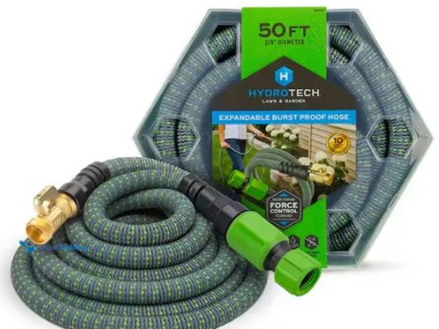 Lot 49-1549505 - Hydrotech 5/8 in. Dia. x 50 ft. Expandable Garden Water Hose, Model # 8989, Unused.  Ref#LBSTORAGE