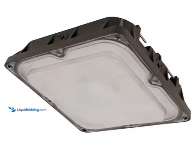 Lot 49-2000903 - Feit Electric 45-Watt Integrated LED Bronze IP65 Commercial Grade Security 4700 Lumens Outdoor Flush...