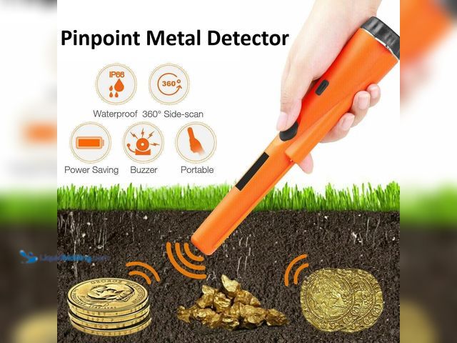 Lot 49-5388857 - Handheld Pinpoint Metal Detector - NEW - This metal detector allows you to grasp the metal detector ...