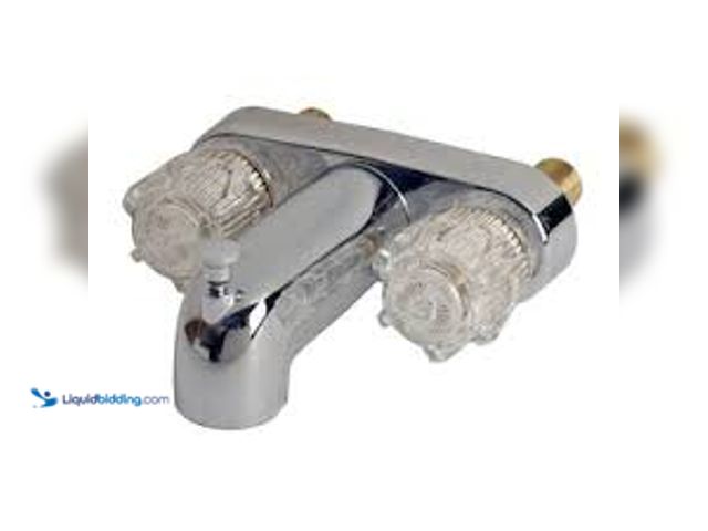 Lot 49-5483629 - DANCO Mobile Home and RV 4 in. 2-Handle Tub and Shower Faucet in Chrome (Valve Not Included). Model ...