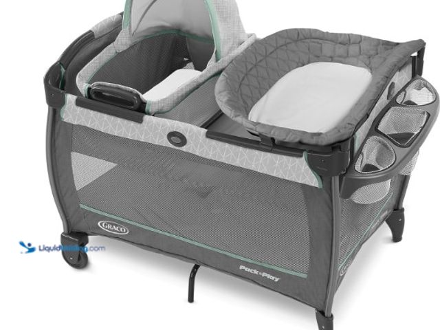 Lot 49-2023224 - Graco Close2Baby Pack 'n Play Playard, Derby 5 Modes: Canopy, Portable, & Full-Size Infant Bassinet,...