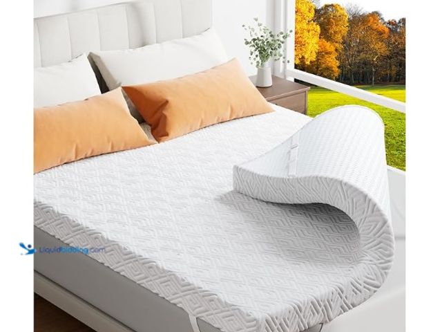 Lot 49-3431625 - Memory Foam Mattress Topper - 3 Inch Gel Mattress Pad for Pressure Relief, Premium Soft Cooling Slee...