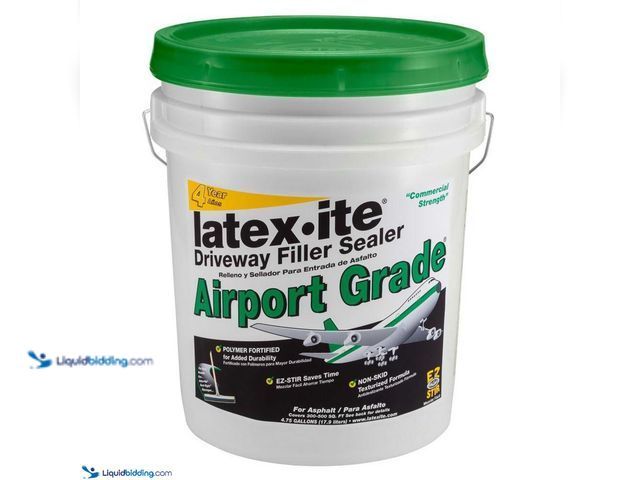 Lot 49-1971470 - 2 New Latex-ite ez stir driveway filler sealer qty( 2) 4.75 gal pails : Latex-ite 4.75 Gal. Airport ...