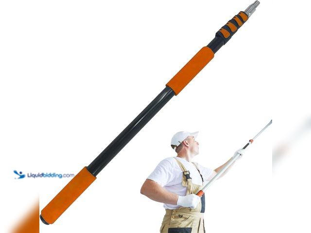 Lot 49-3532070 - Telescoping Extension Pole, Reach to 26FT Telescoping Pole Multi-Purpose 5-20FT Lightweight, Sturdy ...