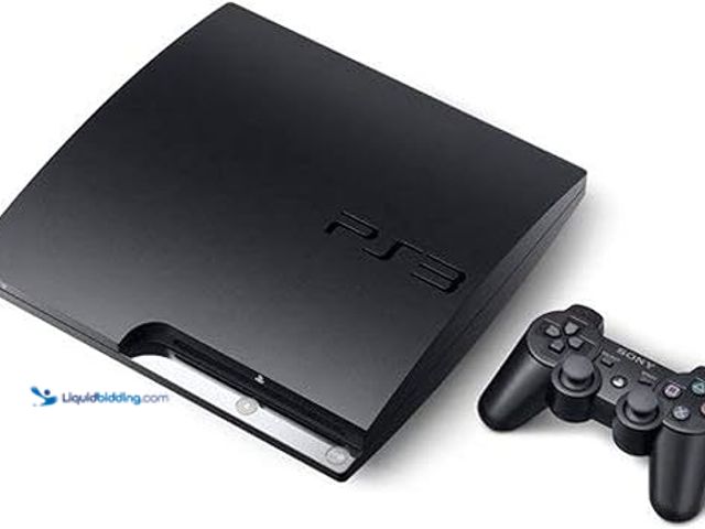 Lot 49-5407337 - PlayStation 3 Slim Console 120GB. Model: cech-2000a, Controller, HDMI Cord, Controller Cord, and Pow...
