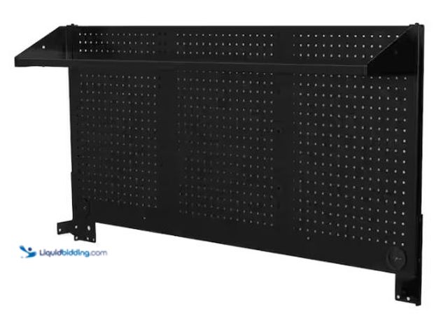 Lot 49-1521629 - Husky Modular 52 in. W Standard Duty Black Pegboard Attachment Model # H52PEGMOD, Used, Scuffs and S...