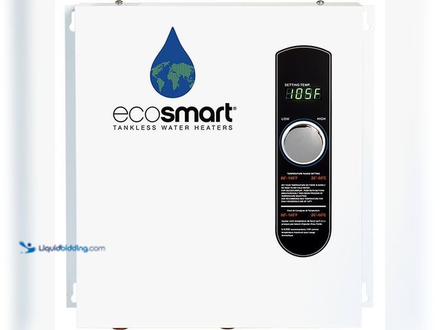 Lot 49-5560067 - EcoSmart
24 kW 4.68 GPM 240-Volt Electric Tankless Water Heater. Model # ECO 24. New