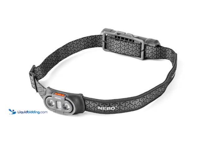 Lot 49-5545801 - NEBO Einstein 750 Lumen LED Gray Flex Headlamp, Unused